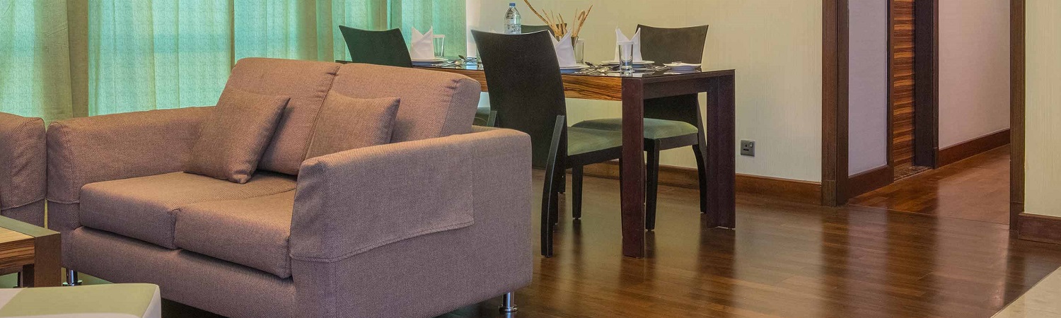 Premiere Apartment mit 1 Schlafzimmer und Blick auf den Burj Khalifa | City Premiere Deluxe Hotel Apartments